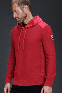 Ropa Canada Goose Hombre Mexico - Amherst Sudadera Con Capucha Rojos JW2986135